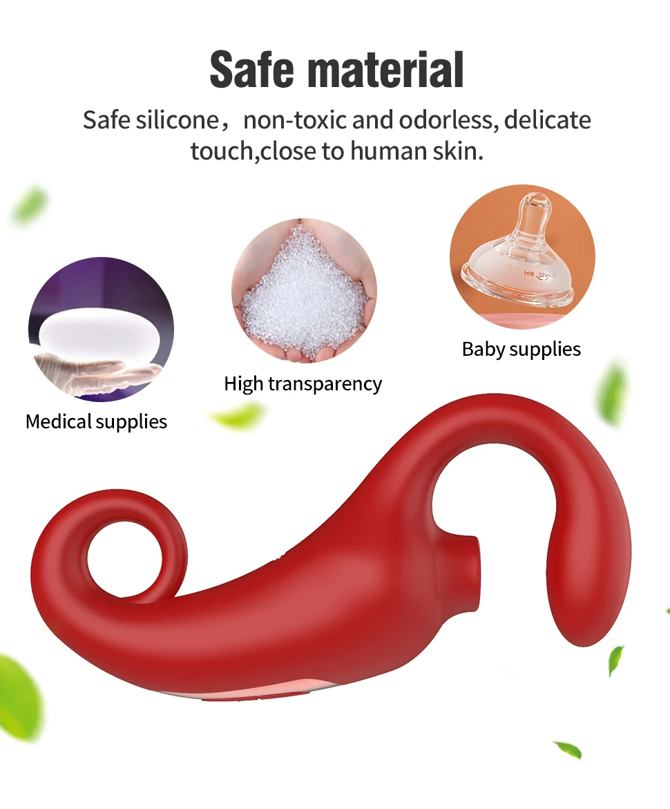 Clitoral Vibrator with Tongue Beat Stimulation