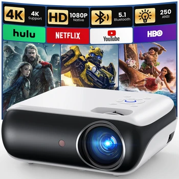 HOPVISION Full HD 1080P Beamer