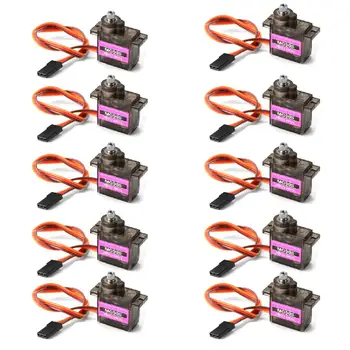 1/2/4/10/20/50 Pcs MG90S Servo All Metal Gear 9g SG90 Upgraded Version For Helicopter Plane Boat Car MG90 9G Trex 450 RC Robot
