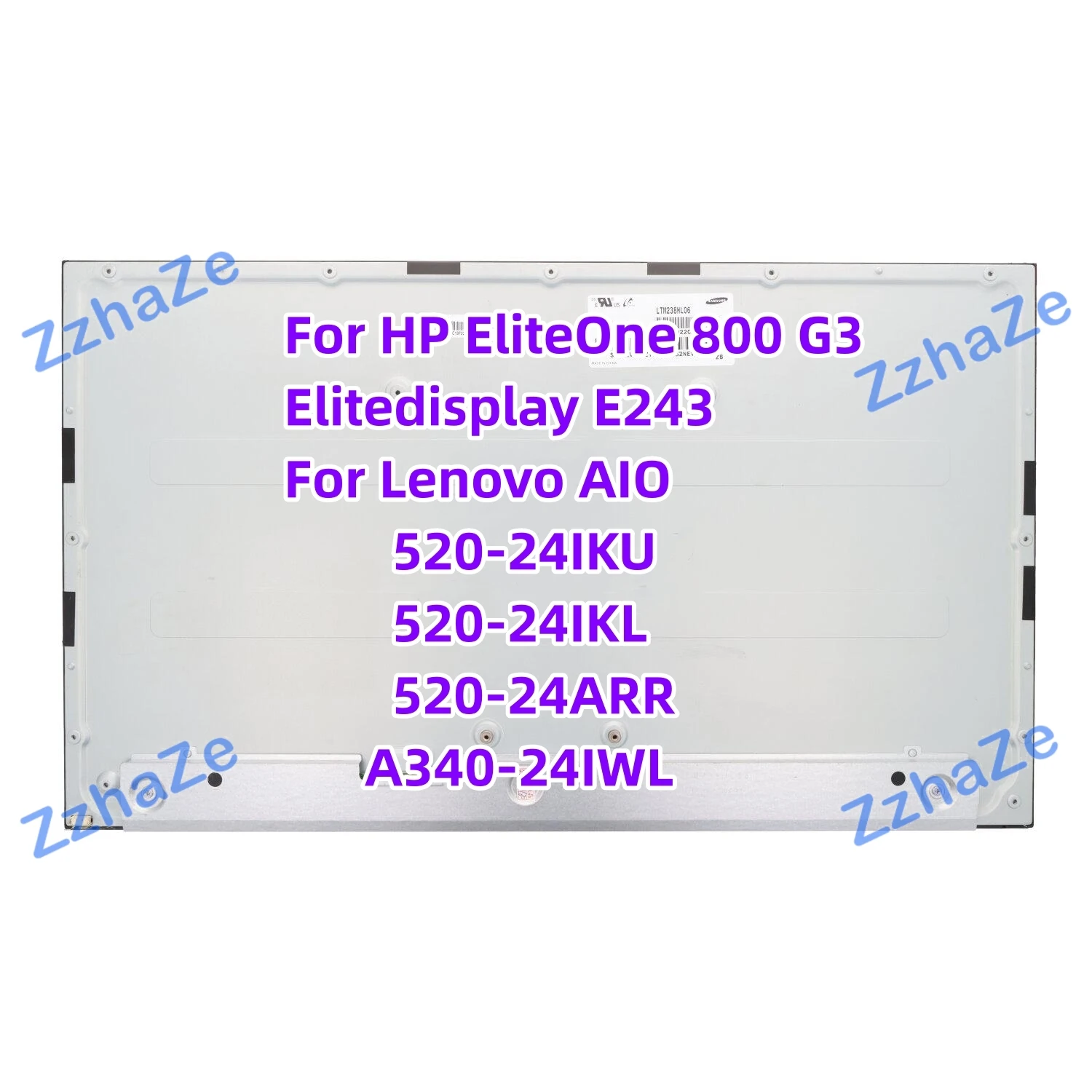 Original LTM238HL06 For HP EliteOne 800 G3 For Lenovo AIO 520-24IKU 520-24IKL / 520-24ARR / A340-24IWL IPS 23.8-inch 30 Pins FHD