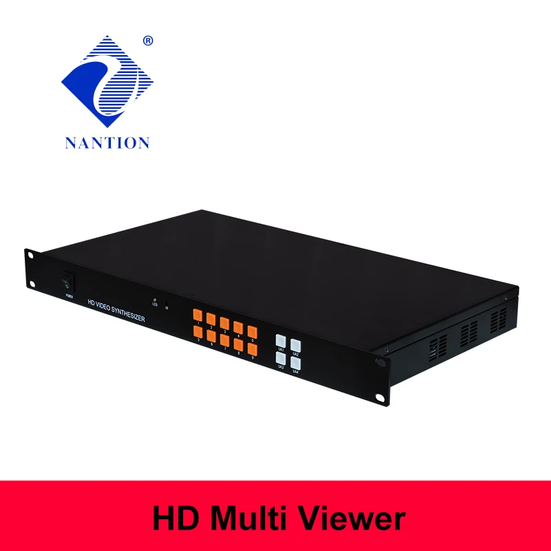 4x1 HD 비디오 신디사이저 프로세서 멀티 뷰어 HDMI 호환 CVBS VGA USB 입력 1920x1080p PIP POP RS232 원격