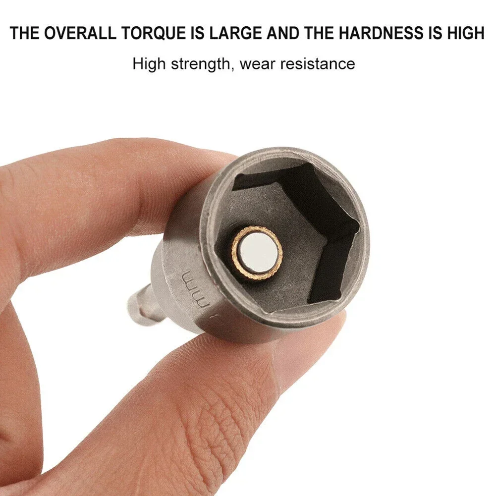 Caravan Leg Winder Hexagon 19mm Socket Adaptor For Drill Impact Driver Tool Car Repair Parts Hand Drill Bit Adapter