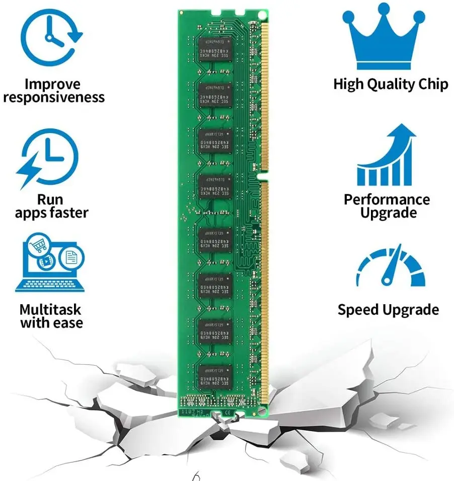 DDR3 4GB 8GB 1333 1600MHz Ram Desktop Memory 240pin 1.5V DIMM PC3 12800U PC3 10600U