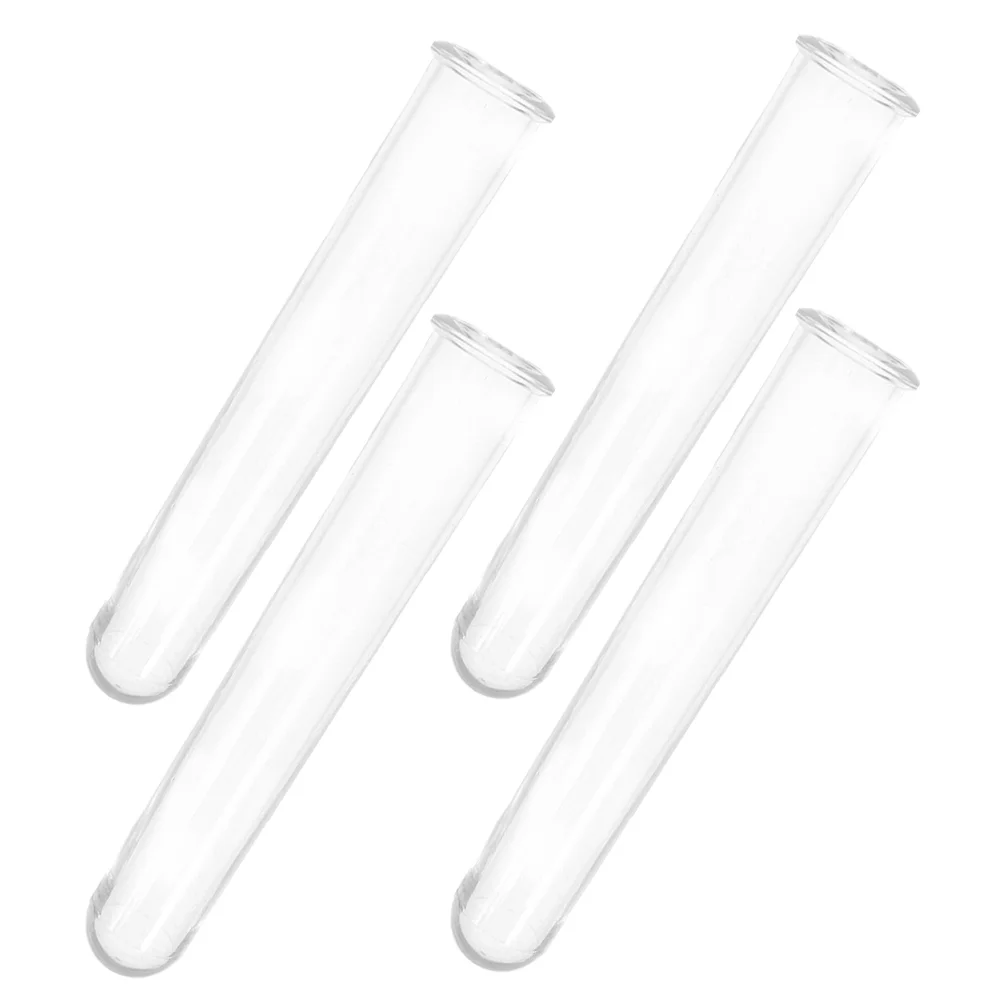 4 Pcs Hydroponic Vase Flower Test Tube Vases Propagating Tubes for Plants Arrangement Fresh Flowers Floral Propagation 3