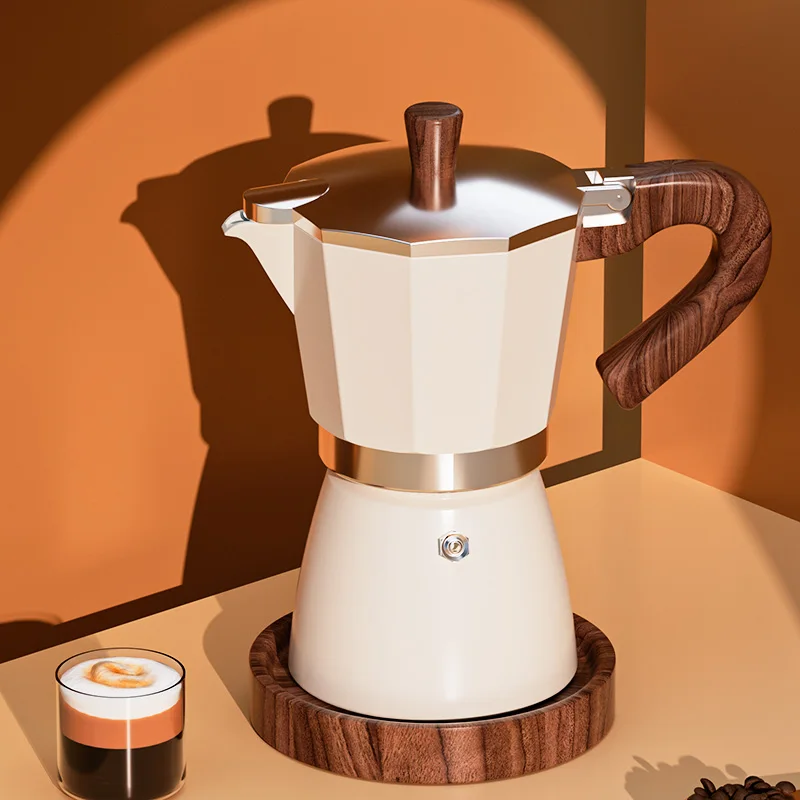 Coffeeware Vintage Handle Espresso Maker Moka Pot Classic Italian Cuban  Coffee Brewing Tools Cafetera 150/300ml Cafe Accessories - Coffee Pots -  AliExpress