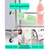 Stainless Steel Cart with Wheels 3 Tier,Stainless Steel Kitchen Cart,Stainless Steel Utility Cart,Metal Cart with Wheels 5