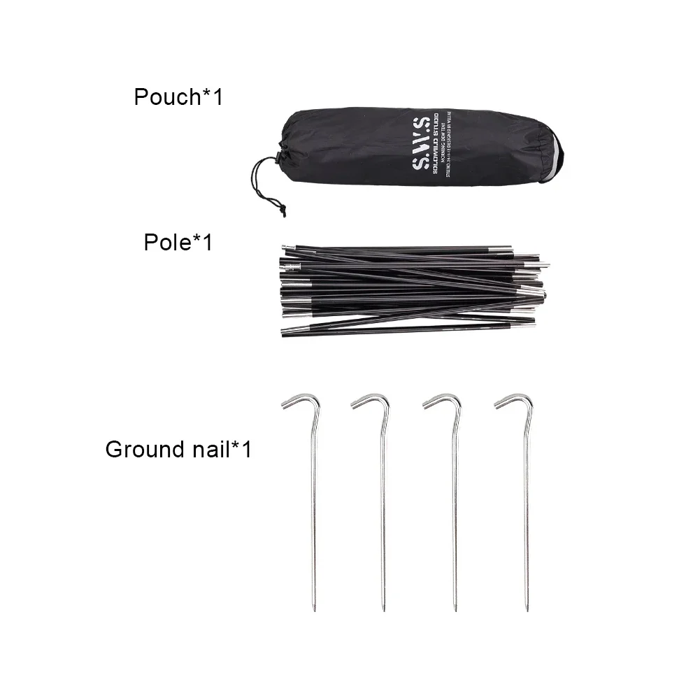 Outdoor Camping Expansion Tent 2 Person Trekking Shelter Tent Waterproof Camping Sleeping Tent for Expanding Tent Space