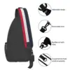 Thom-Stripes Red White Navy TB Sling Chest Bags Crossbody Shoulder Backpack Outdoor Sports Daypacks Fashion Bag 5