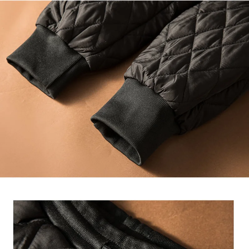 Women Winter New High Waist Harlan Pants Commuter Fashion Simple Lace Up Pocket Splicing Fleece Warm Versatile Down Cotton Pants