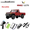 MN82 RC Crawler 1:12 Full Scale Pick Up Truck 2.4G 4WD Off-road Car Controllable Headlights Remote Control Vehicle Model Kid Toy 1