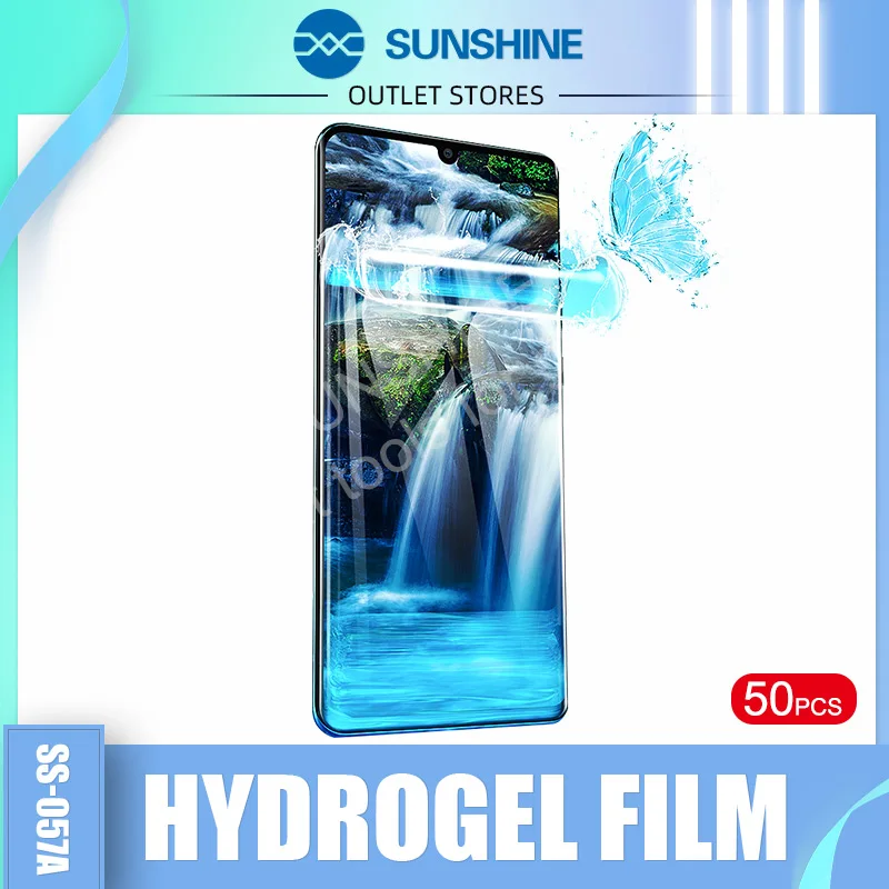 

SS-057 SS-057A SS-057B SUNSHINE Flexible Hydrogel Film For SS-890C Machine Cutting Front Film For Mobile Phone Screen Blu Ray HD