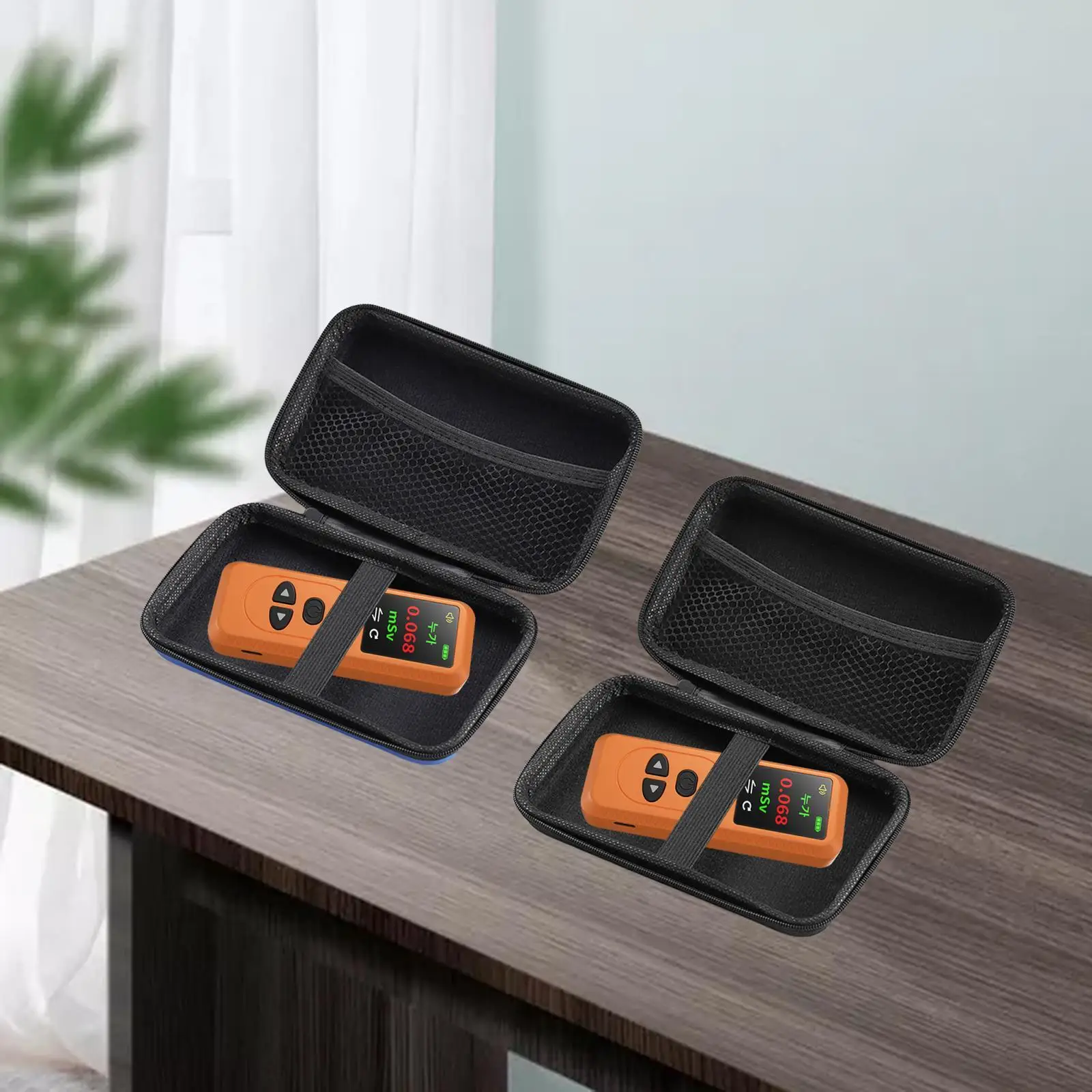 Hard Storage Travel Case Reusable for Cords Nuclear Alarm Device Radiation Meter Travel Geiger Counter Nuclear Radiation Monitor 6