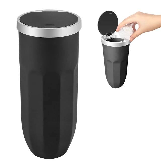 Voiture poubelle multi-fonction Auto poubelle intérieur boîte de rangement  tasse porte-boissons - AliExpress