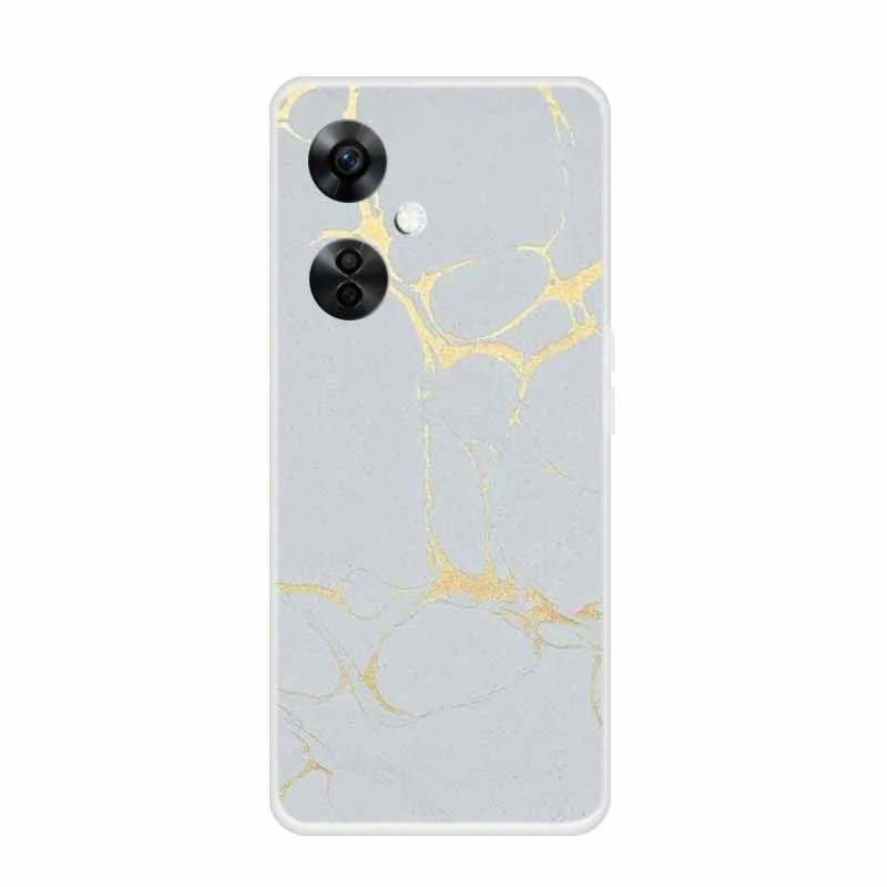 Marble Clear Soft TPU Silicone Phone Cover, Transparent