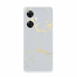 Marble Clear Soft TPU Silicone Phone Cover, Transparent - -Nord CE 3 Lite 5G (H10.CH.649)