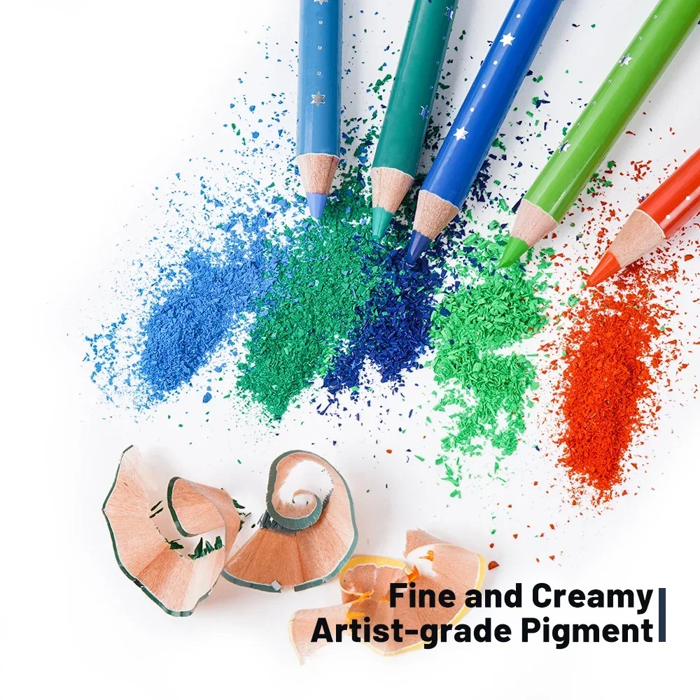 

For Sketching Leads Rich Pigments 72/126 Colored Soft Pencils High-lightfastness Arrtx Drawing Coloring Core