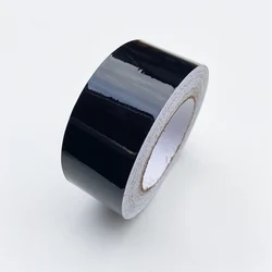Glossy Black Carbon Fiber Vinyl Wrap - Versatile Window and Trim Film - 3X500 CM (Glossy Black Vinyl)