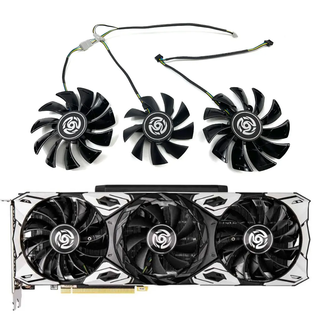 

NEW GA92S2U RTX 3070 Apocalypse GPU Fan，For ZOTAC RTX 3090、3080TI、3080、3070TI、3070、3060TI、3060 Apocalypse Video card cooling fan