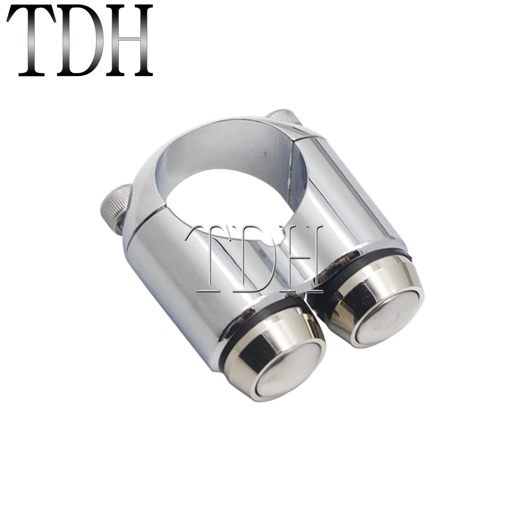 Motorrad 22mm 25mm Lenker Schalter Blinker Licht Horn Hand Control 2/3 Taste Schalter für Harley Yamaha Chopper bobber – Detail 18
