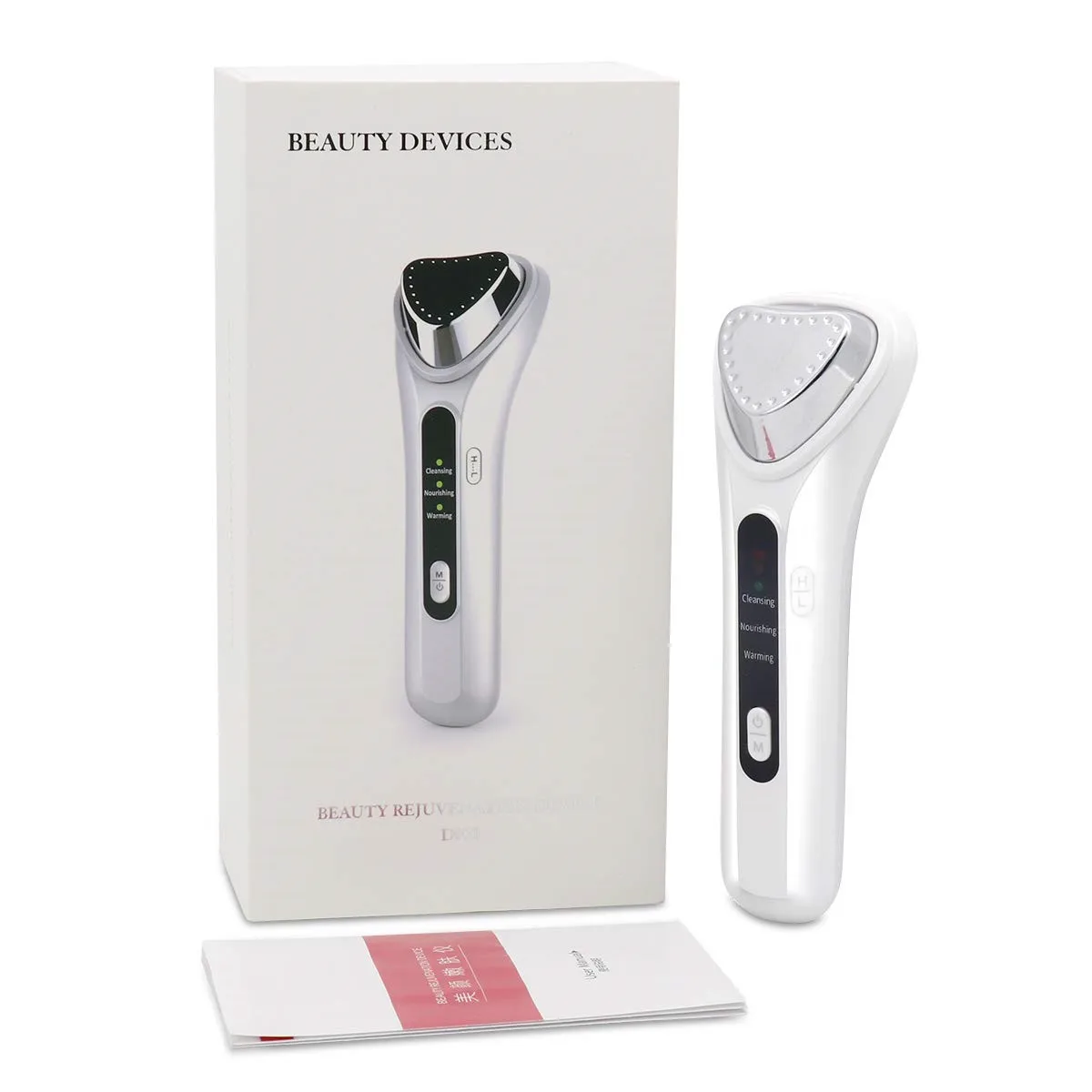 

Cold Heat Ultrasonic Portable High Frequency Vibration Ion Beauty Instrument Home Beauty Device