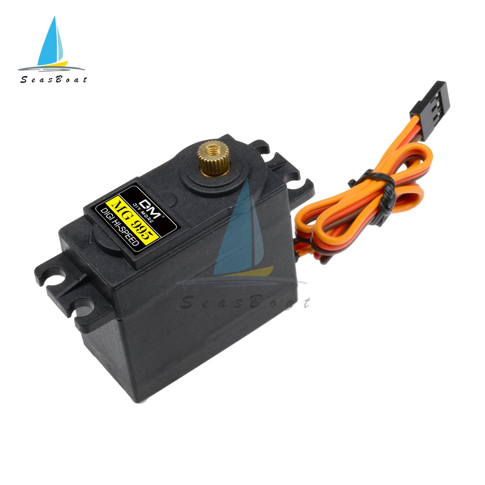 

MG995 MG996R MG946R MG945 Servos Servo Metal Gear for RC Model Helicopter Boat For Arduino