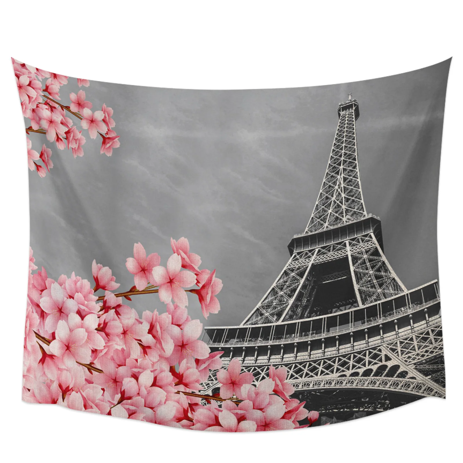 桜の花と蝶のタペストリー,壁掛け,ヒッピー,吊り下げ,室内装飾,寝室,大