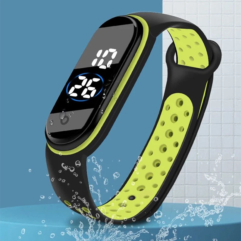 Best Selling Silicone Bracelet Electronic Watch Men's Sports Leisure Waterproof Women's Watch Couple Simple Men Digital Watch