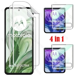 Premium Safety Hydrogel Full Cover Soft Screen Protector Film for Razr 2024 (4 IN 1)