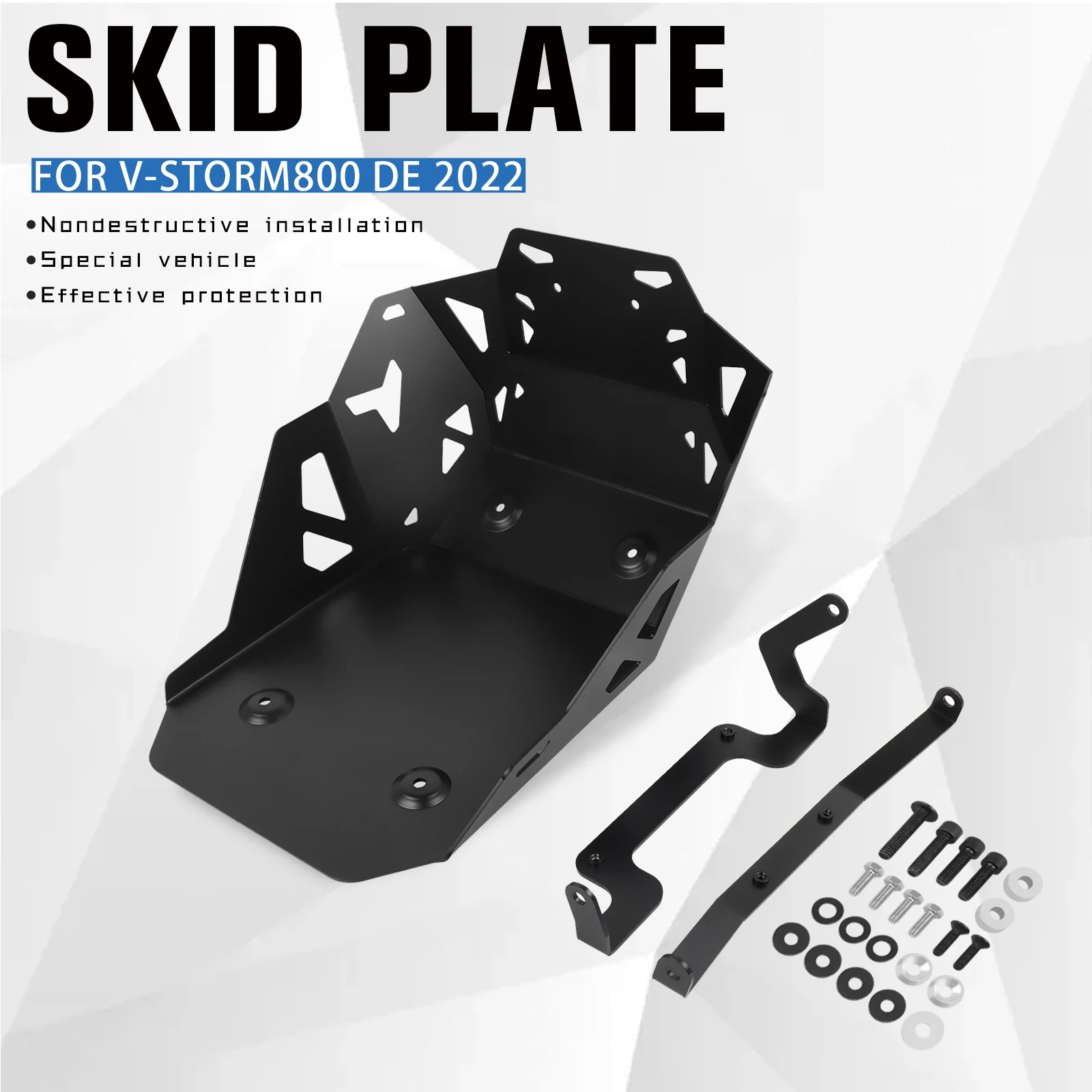 Per Suzuki V-Storm 800De Vstrom V-Strom 800 De 2022 2023 + Piastra Bash Piastra Paramotore Piastra Paramotore Protezione Motore Coperture Inferiori De