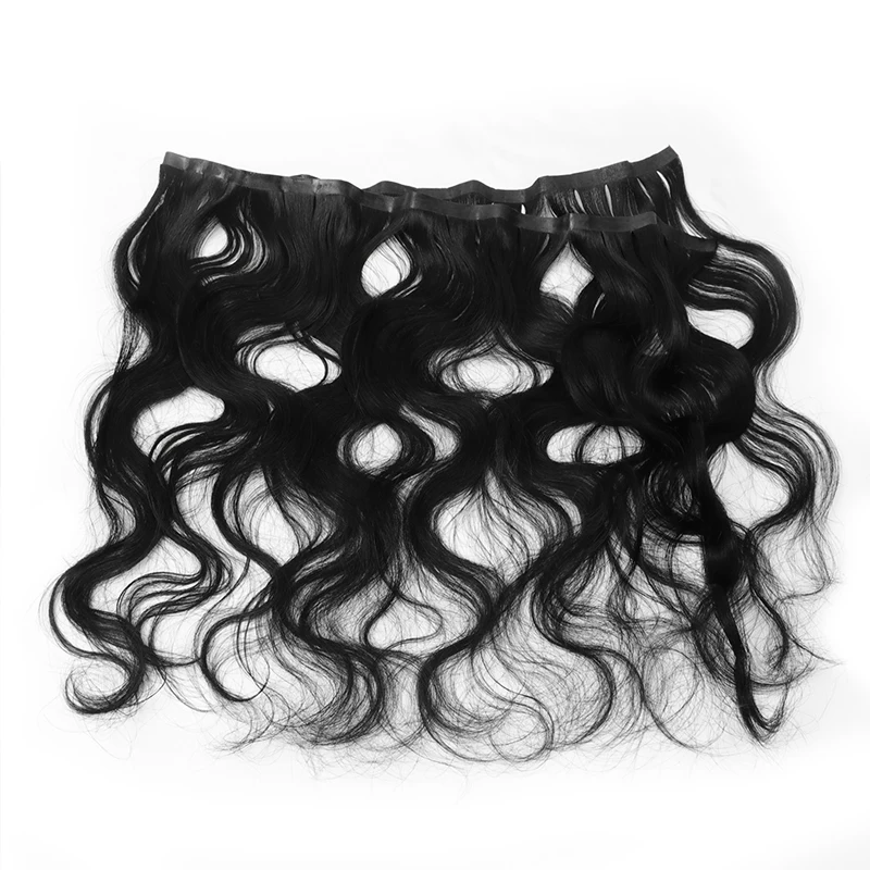 MRS Hair Body Wave Long Pu Weft Skin Tape Human Hair Bundles Seamless Body Wave Human Extensions 12-30 Inch