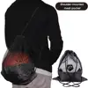 Storage A Ball Scratch-resistant Mesh Drawstring Double Shoulder Bag for Travel 5