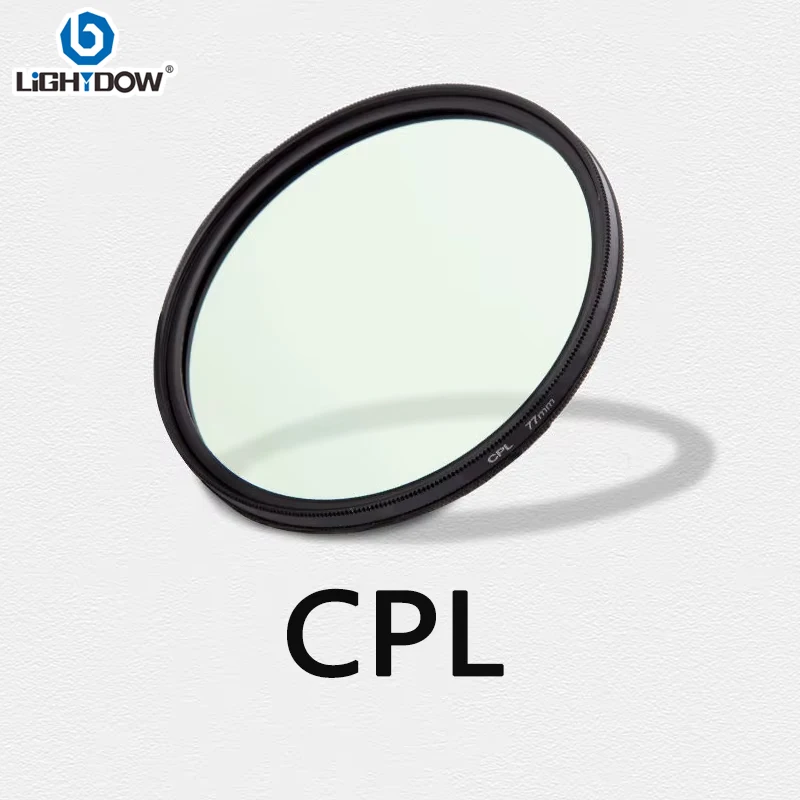 Camera lens filter Lightdow ordinary CPL 49mm 52 55 58 62 67mm 72mm 77mm 82mm for Canon Nikon Sony camera lens