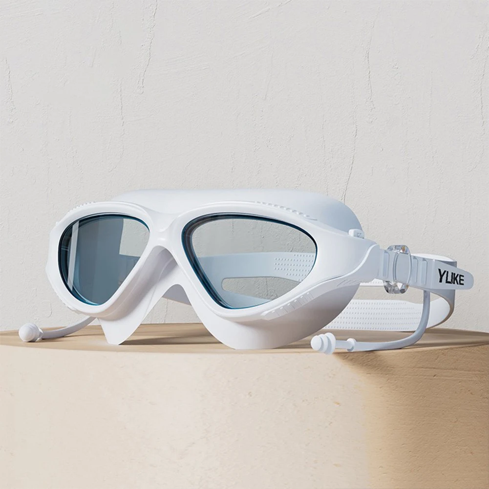 Big Frame Swim Glasses Adjustable Professional HD Swim Glasses Waterproof Swim Pool Eyewear for Swimmers 4