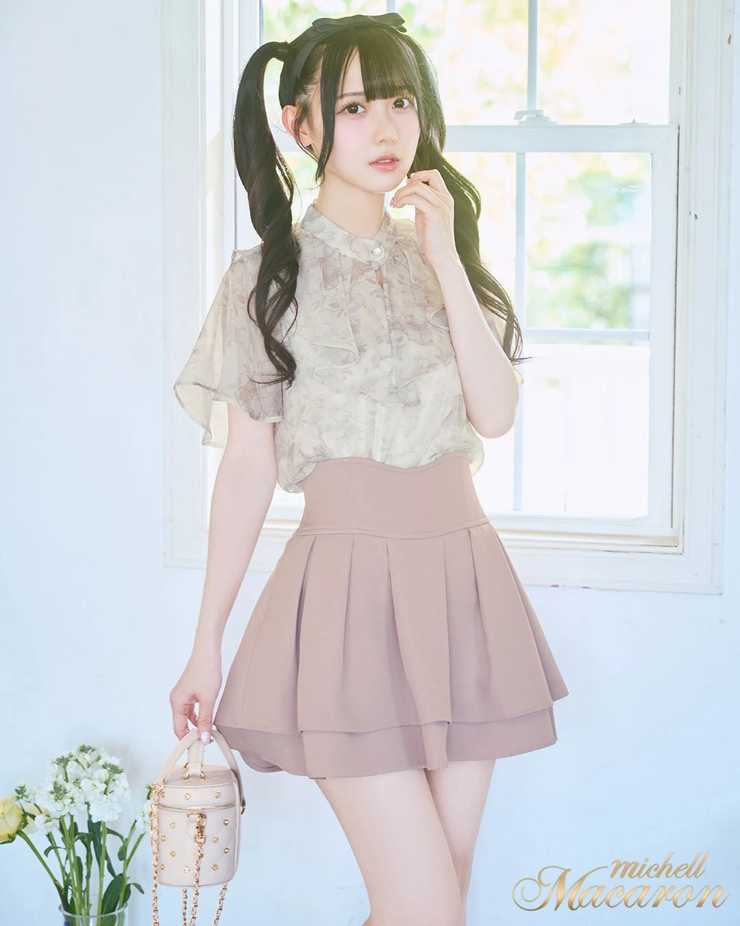 Popular Macaron Skirt Japanese Mine Series Spring and Autumn Women's Sweet Skirt Culottes Solid Color High Waist Short Skirts
