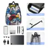 The-Similar-Smurfs New Fashion High Capacity Waterproof College Backpack Trendy Laptop Travel Book Bag 15inch 5