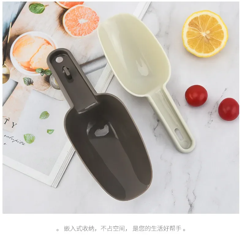 Paletta Multifunzione In Acciaio Inox 304 Per Cucina | Paletta Da Ghiaccio, Riso, Farina, Zucchero E Cibo Secco - 4