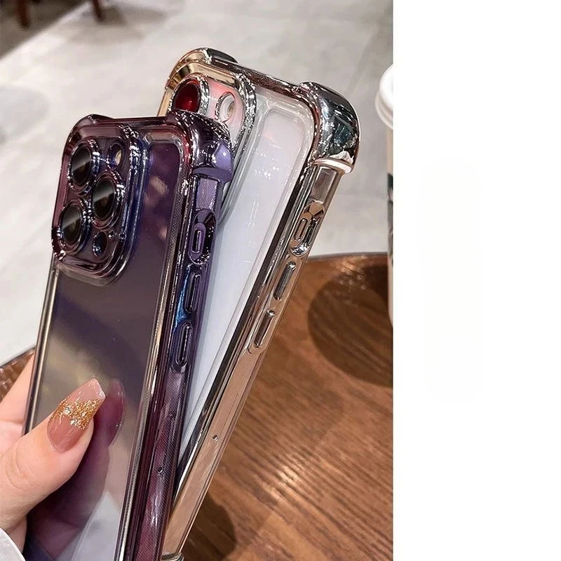 Thickening Anti-Drop Textured Silicone Phone Case with Reinforced Corners