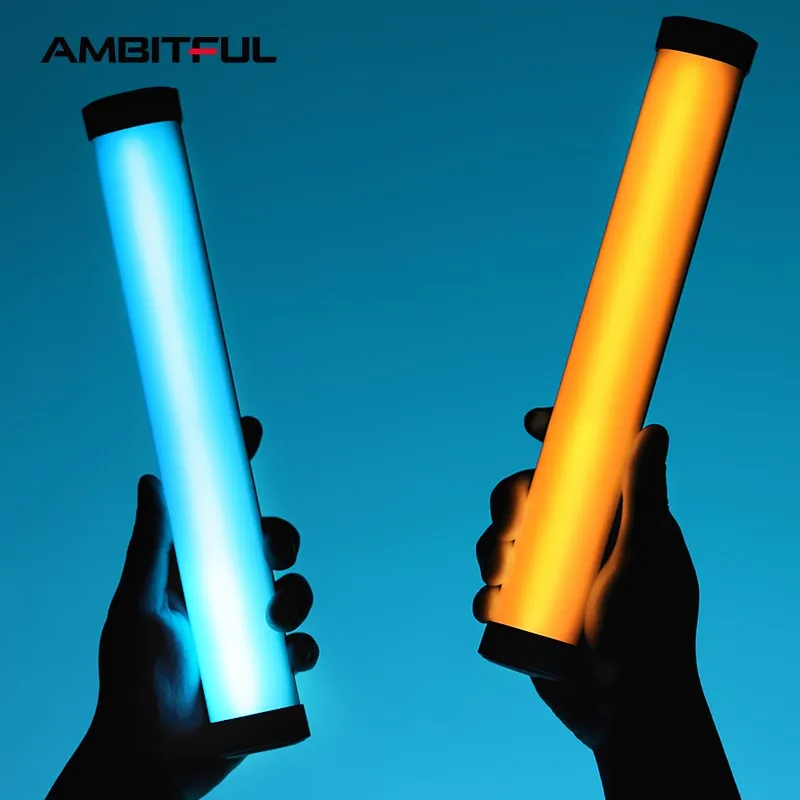 AMBITFUL A2 Kit-2 RGB Tube Light, CRI 95+ TLCI 97+,Built-in APP + Honeycomb Grid Magnetic Function RGB LED Stick Double Lamp Kit — view 2