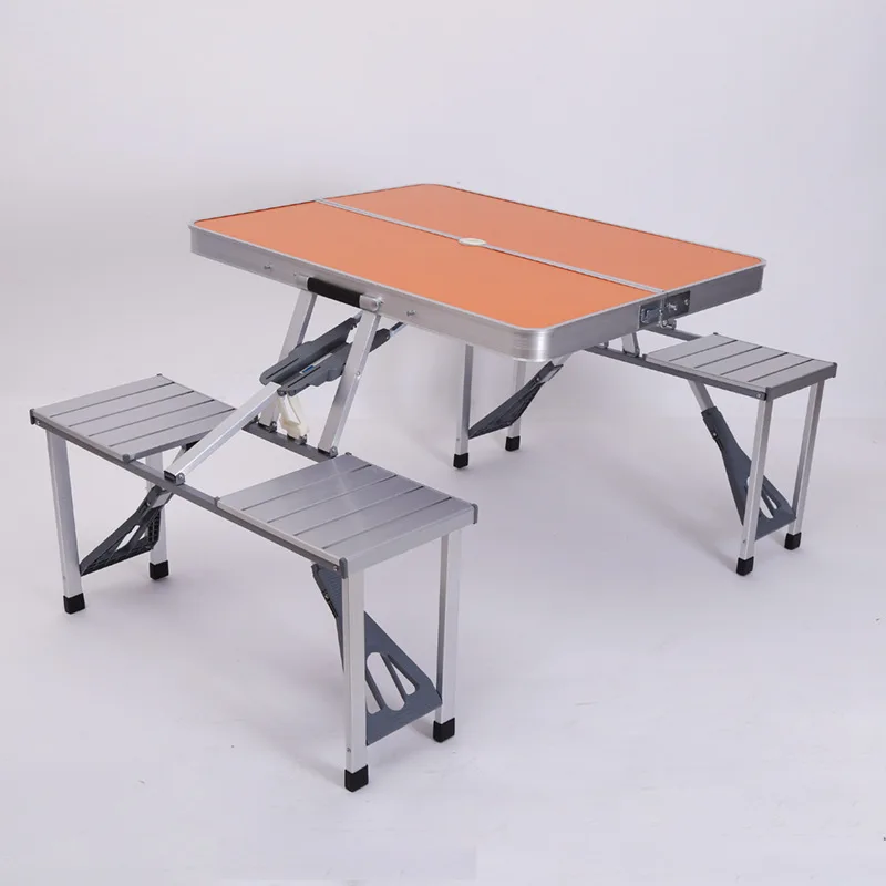 Folding Camping Table Chair Set 6