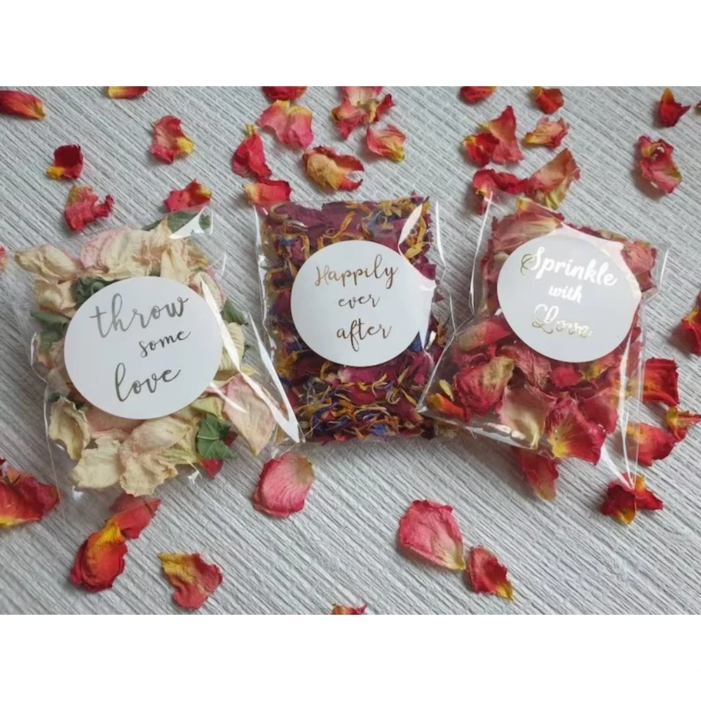 

20 биоразлагаемых конфетти. Наклейки из фольги. Предварительно заполненные пакеты. Свадебные конфетти. Конфетти с лепестками. Прозрачные пакеты. Пакеты с конфетти