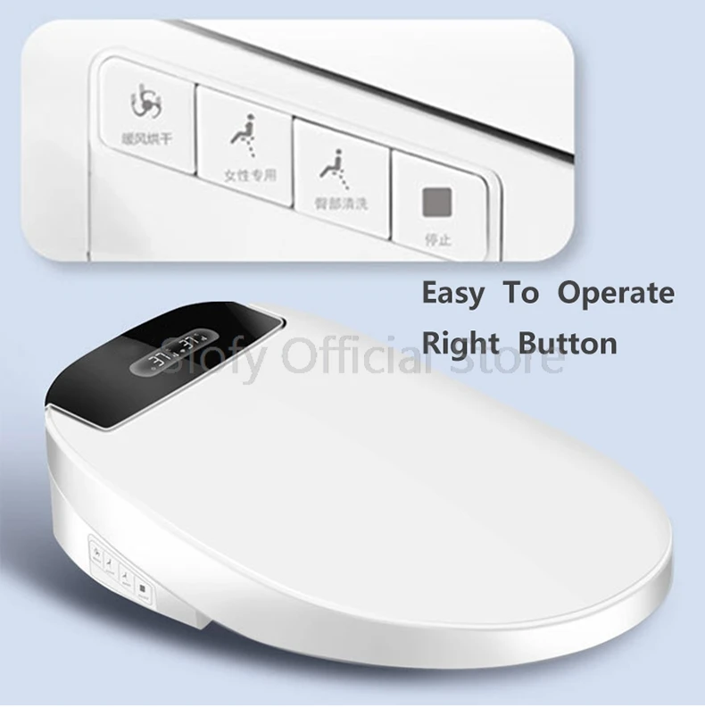 Smart Bidet Toilet Seat Cover with Remote Control