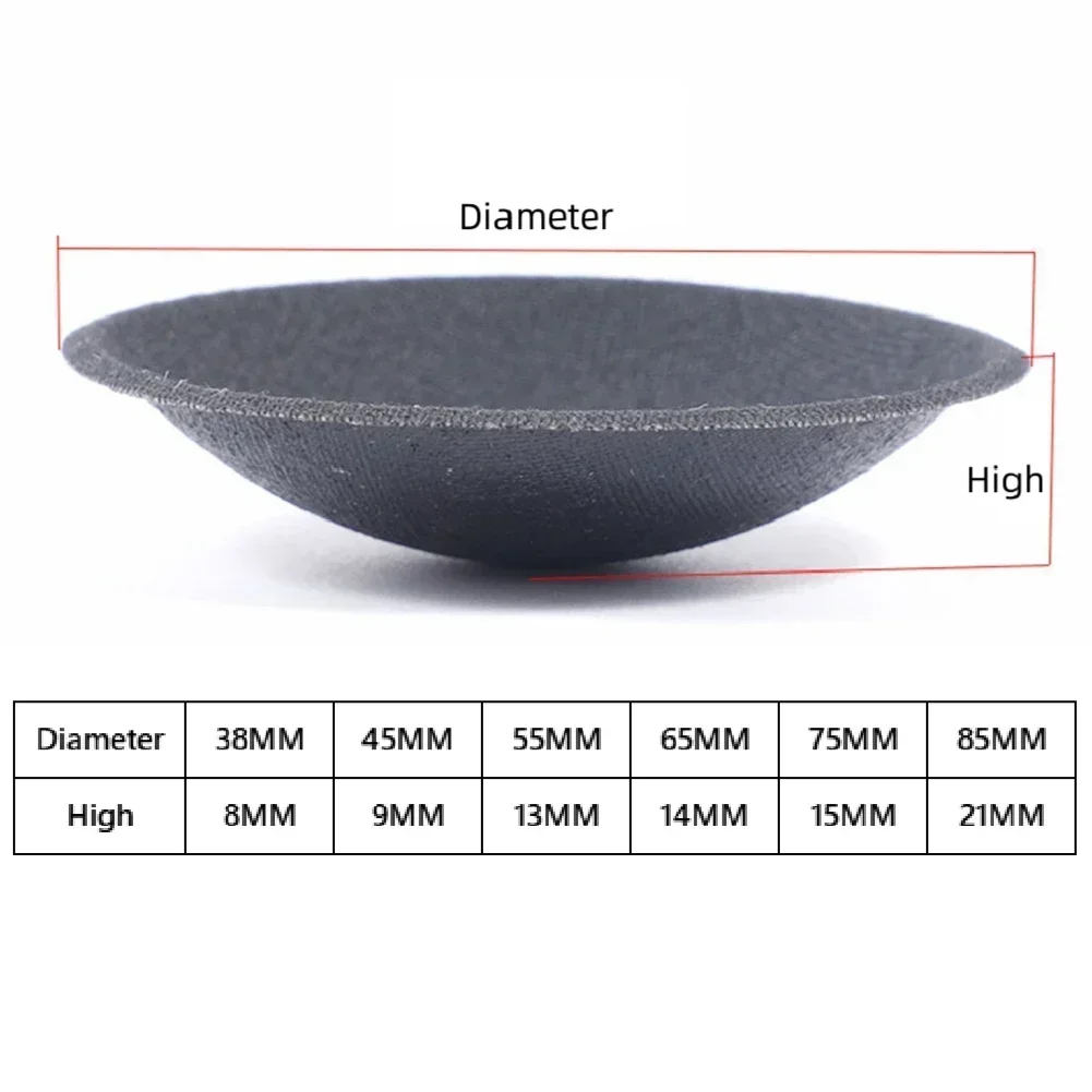 Dust Cap Speaker Cap 2 X Speaker Dust 2Pcs Dome Cover Fabric High Quality Replacement 38mm-85mm