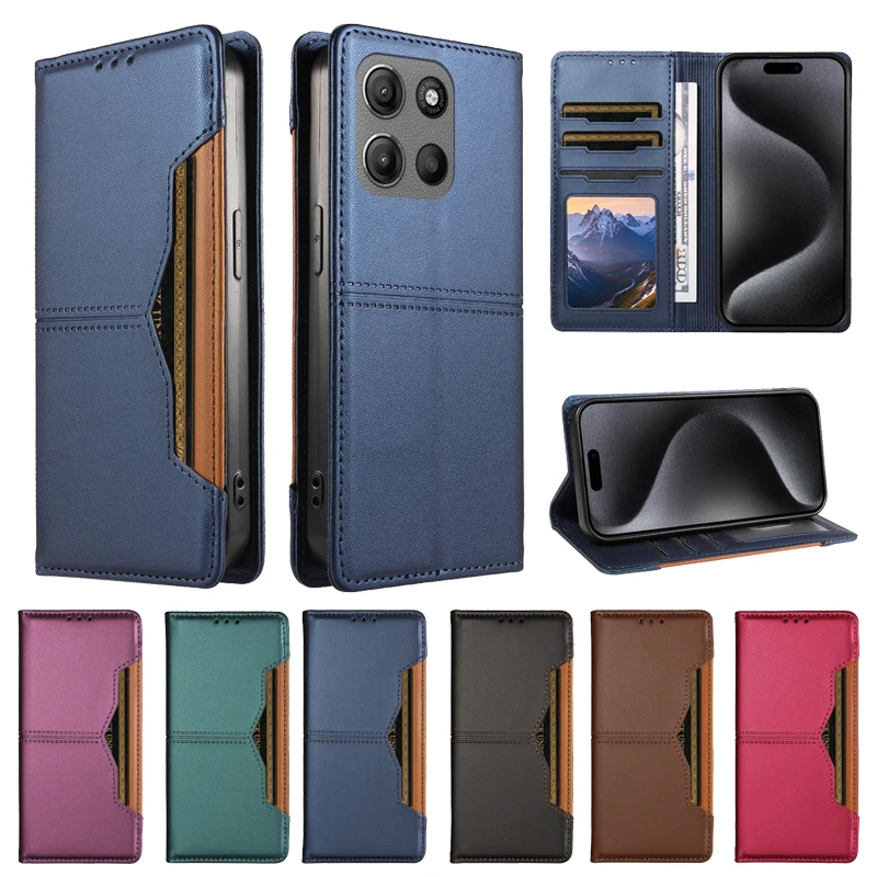 Luxury Magnetic Wallet Phone Case - Flip Cover Protective Bag