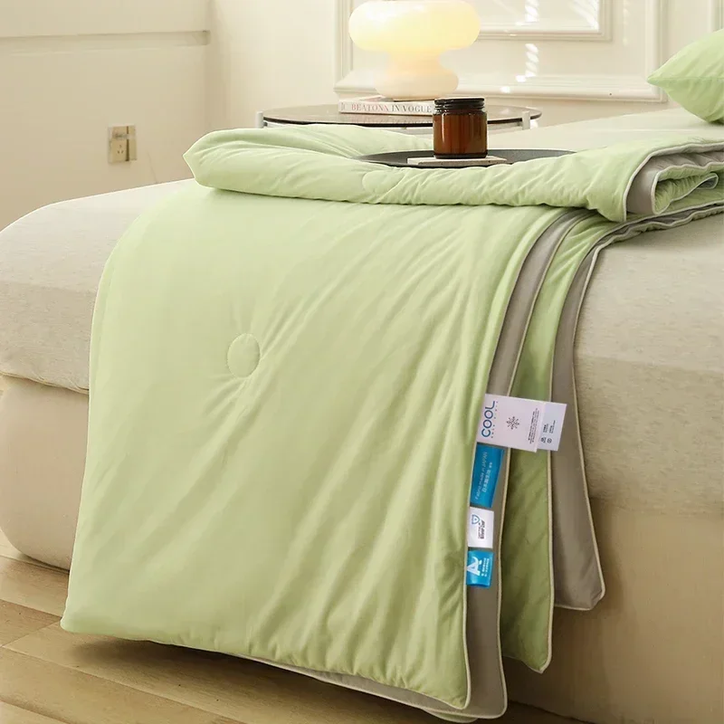 Summer Cooling Blanket Breathable Cool Down Air Condition Quilt Lightweight Summer Comforter Double Side Cooling Fabric summer quilt summer quilt set bed comforter