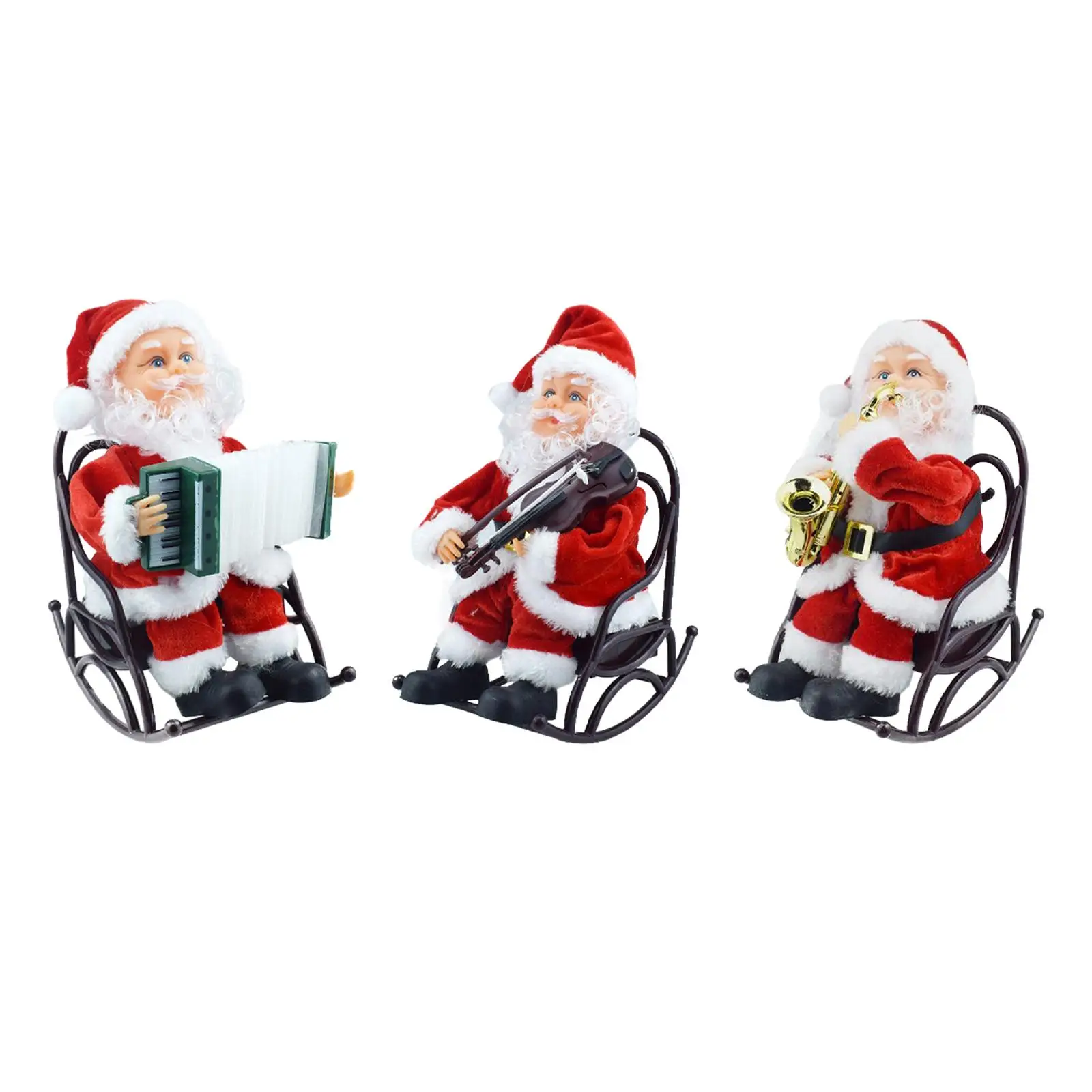 

Christmas Santa Claus Ornaments Fireplace Gift Miniature Christmas Figurines