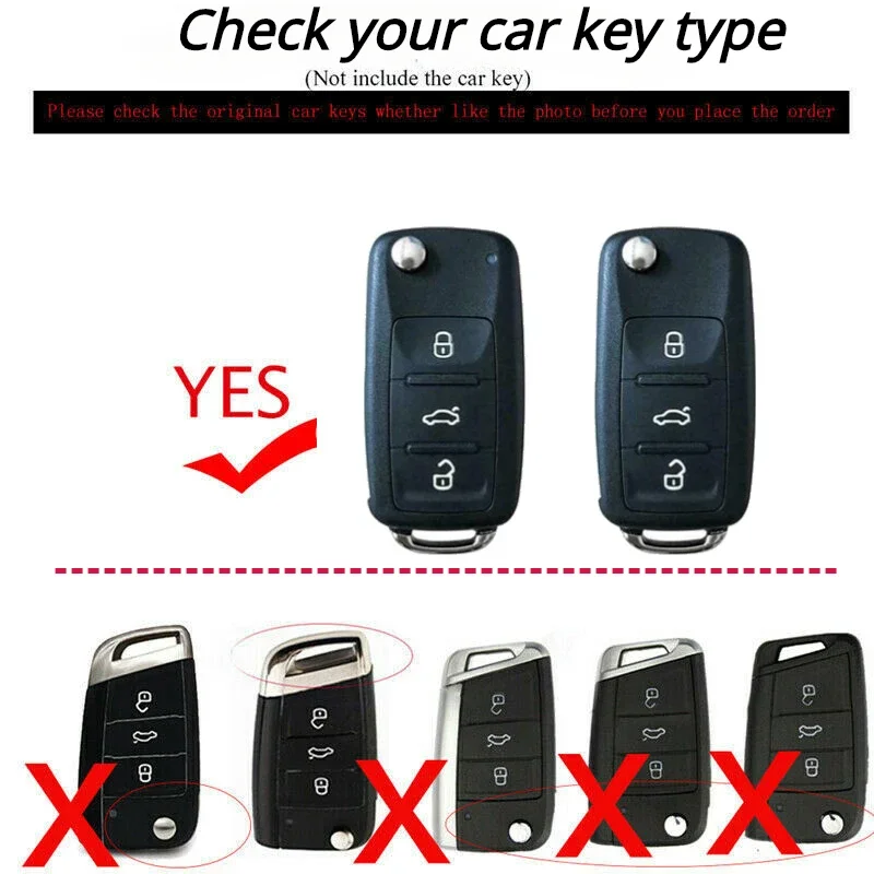 Carbon Fiber Matte Folding Car Key Case 3 Buttons Accessories key case key case cover car key shell remote control case cover flip key fob shell For VW Volkwagen Polo Bora Tiguan Passat Golf 6 Lavida Scirocco