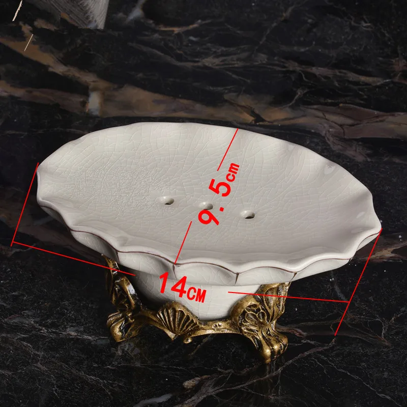 criativo retro ceramica caixa de sabao banheiro sabonetes 03