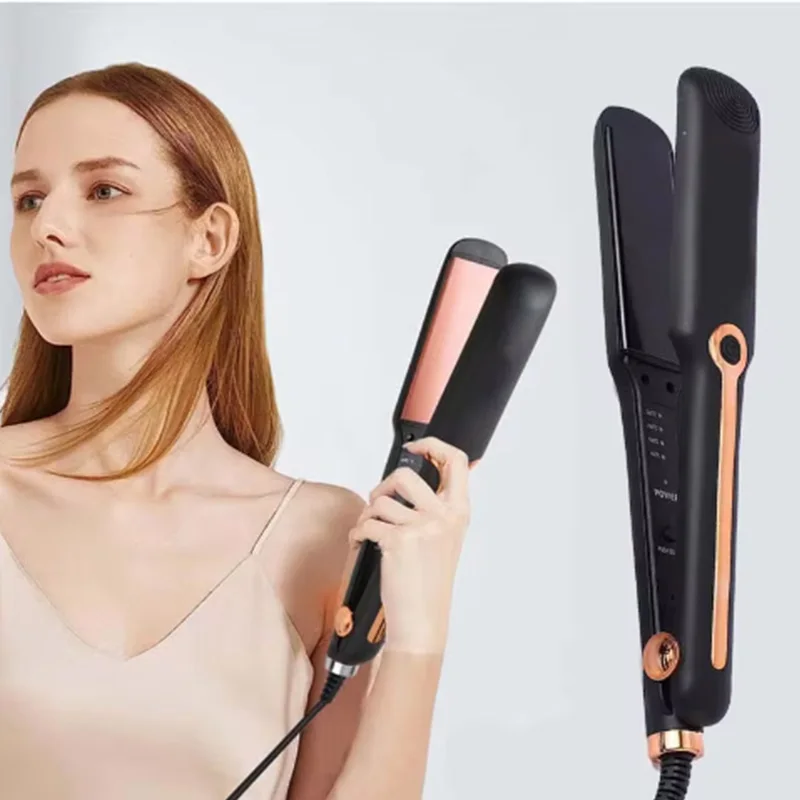 Professional Flat Iorn Straightener And Curler ceramic High Heat  flat irons home Salon hair styler tools 2