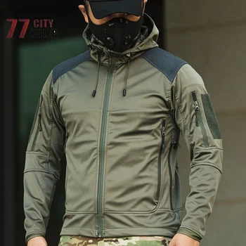 겨울 야외 사이클링 방풍 및 따뜻한 파카, 멀티 포켓 지퍼 방수 재킷, 남성용 내마모성 하이킹 캠핑 코트