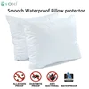 Smooth Waterproof Pillow Cover for Pillow Case Protector Allergy Pillow Case Anti Mites BedBug Proof Zipper All Sizes 1PC 1